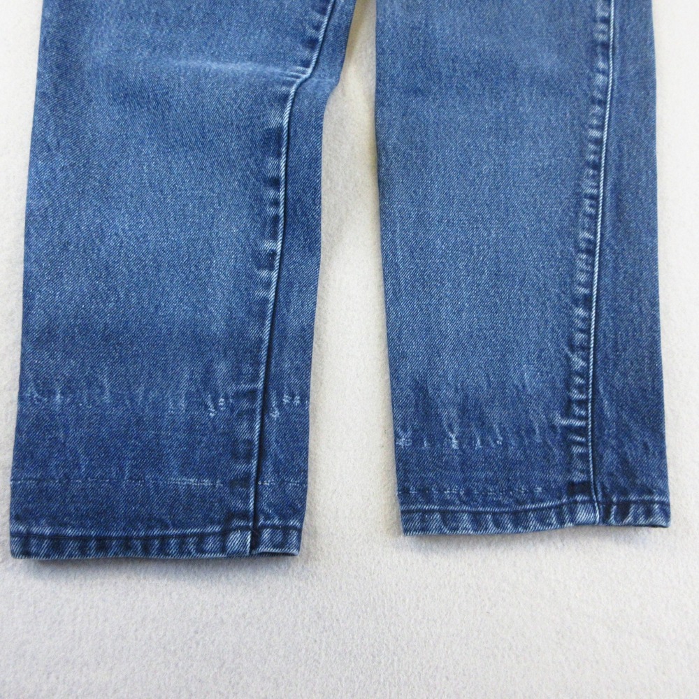 Memphis Jeans Womens 7/8 VTG Blue High Waisted Mom Jeans Tapered Leg 100% Cotton - Picture 11 of 12